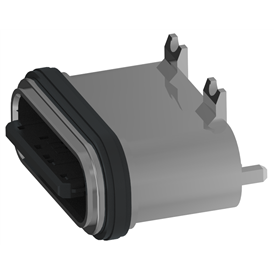 XB-TYPE C 8P-14  type C 8P porte - méduse anti - encastrement l = 7,15 mm (avec tôle d'acier) (boîtier en alliage de zinc en U)